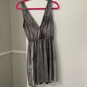 H&M silver dress